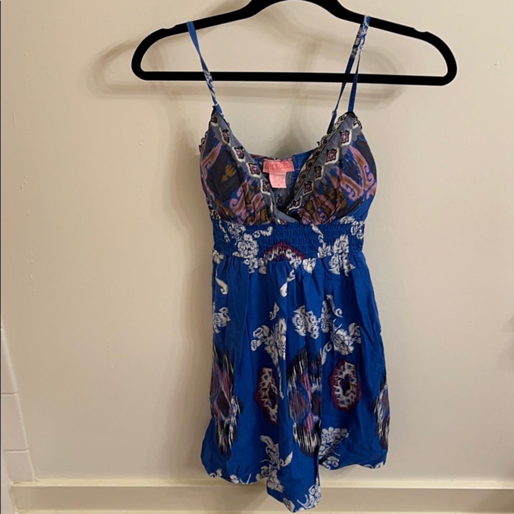 She’s Cool Dress Size M Color Blue Black White